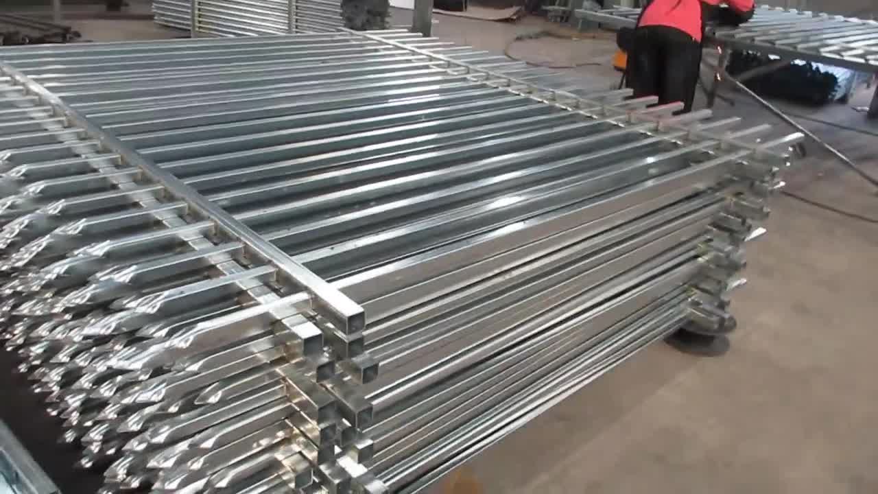 2020 Serbuk Ketibaan Baru Piket Piket Top Steel With Gate1