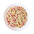 White and Yellow Peach Kiwi Strawberry Mixed Freeze Dried Diced Fruit1