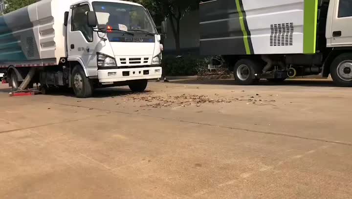 Camión de succión de polvo