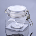 Low MOQ Airtight 500ml BPA Free PET Plastic Kilner Jar with Metal Wire Clip1