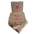 Factory Custom 6/7/8/9/10/12 pouces Pure Brown Pizza Box ondulé Box à emporter Box Pizza 1