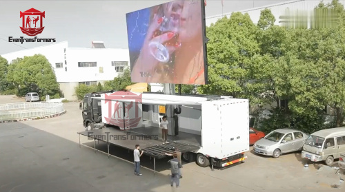 Kreative Anwendung des LED -Bildschirms im beweglichen Bühnen -Trailer