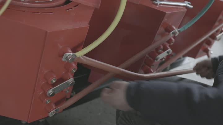Dry-type transformer factory test