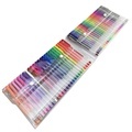 100 Colors Gel Ink Pen Set - Neon, Pastel, Metallic, Glitter Plastic Pens for Office, School, and Art with Custom Logo1