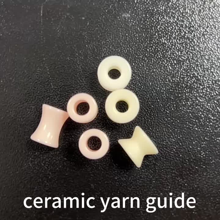 Ceramic wire passing ring