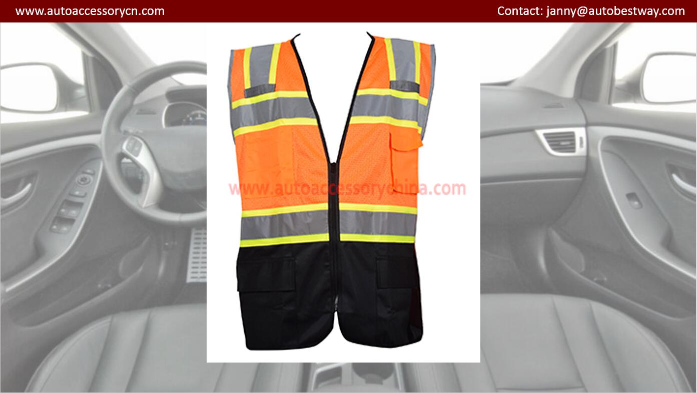 yellow reflective safety vest