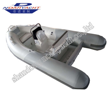 390 Aluminum Deep V Hull Center Console Rib Inflatable Boat for Rowing