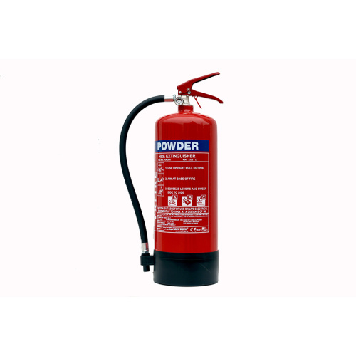 How to use a portable dry powder fire extinguisher