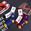 High quality basketball socks with team logo autumn winter breathable cotton sports socks1