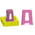 High Quality Best Price Plastic Injection Rattan Kid Stool Mould1