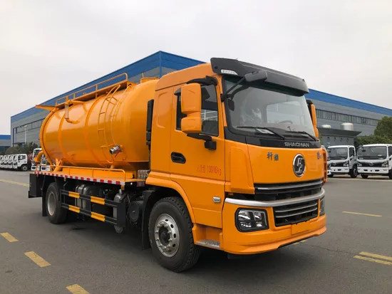 Jualan Panas Shacman 15000L Trak Kumbahan Vakum Tangki Kumbahan Pembersihan Pembentungan Trak Sedut Vakum1