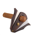 Hot Sale Portable Double Blade Wooden Cigar Scissors for Clean Cuts1