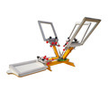 Micro Registration 4 Color Manual Screen Printing Table Station Silkscreen Printing Kits1