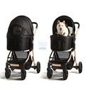 Pet Travel Carrier Bag for Petshop: Dog Bike Trailer, Trolley, and Stroller with Detachable Features1