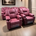 Modern Luxury Electric Recliner Sofa with Real Leather for VIP Theater and Living Room1