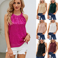 2024 Women's Summer New Sequin Suspender Vest Shirt Top for Party1
