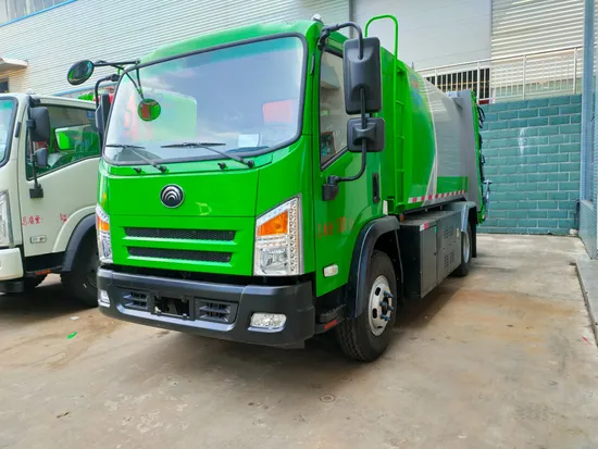 Kecekapan Tinggi &amp; Lori Tolak Mampat Elektrik 4X2 8cbm Mesra Alam1
