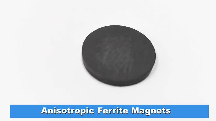 Aimants de ferrite anisotrope