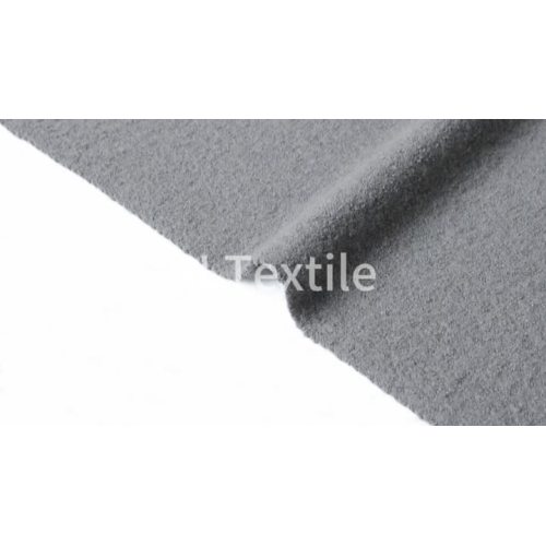 हुडी के लिए उच्च गुणवत्ता वाला उबला हुआ ऊन मिश्रण कपड़ा