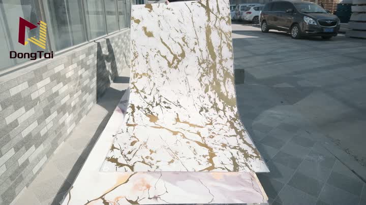 Panel ściany z marmuru PVC