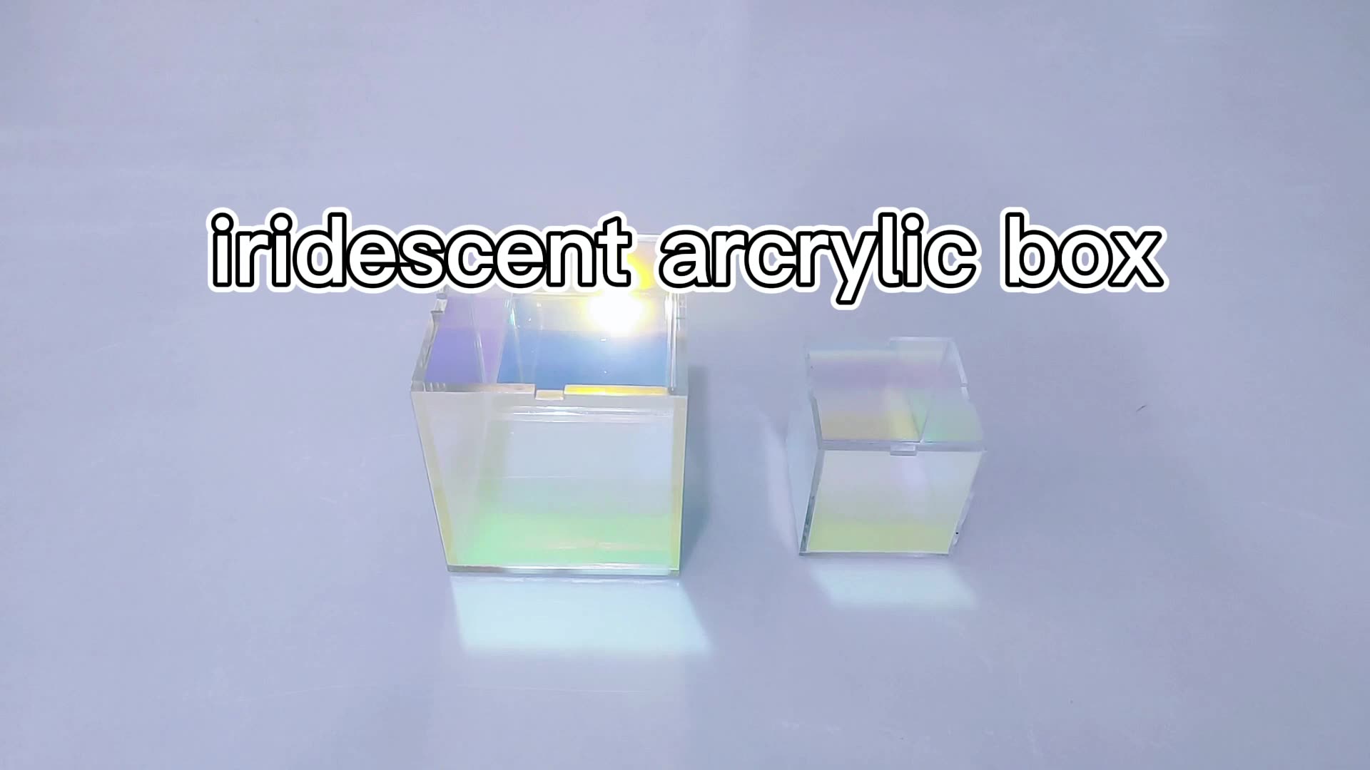 Hot Sale iriserende acrylbox Acrylbox met LID1