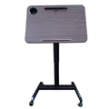 Versatile Folding Metal Desk with Pneumatic Height Adjustment1