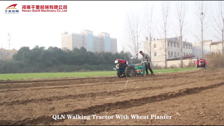 QLN Walking Tractor With Wheat Planter