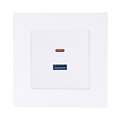 Affordable OEM Custom CCC Certified 18W/20W PD Fast Charging Type C USB Wall Socket with USB Port1