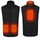 Graphene Black Windproof Electric Warmer Heated Vest