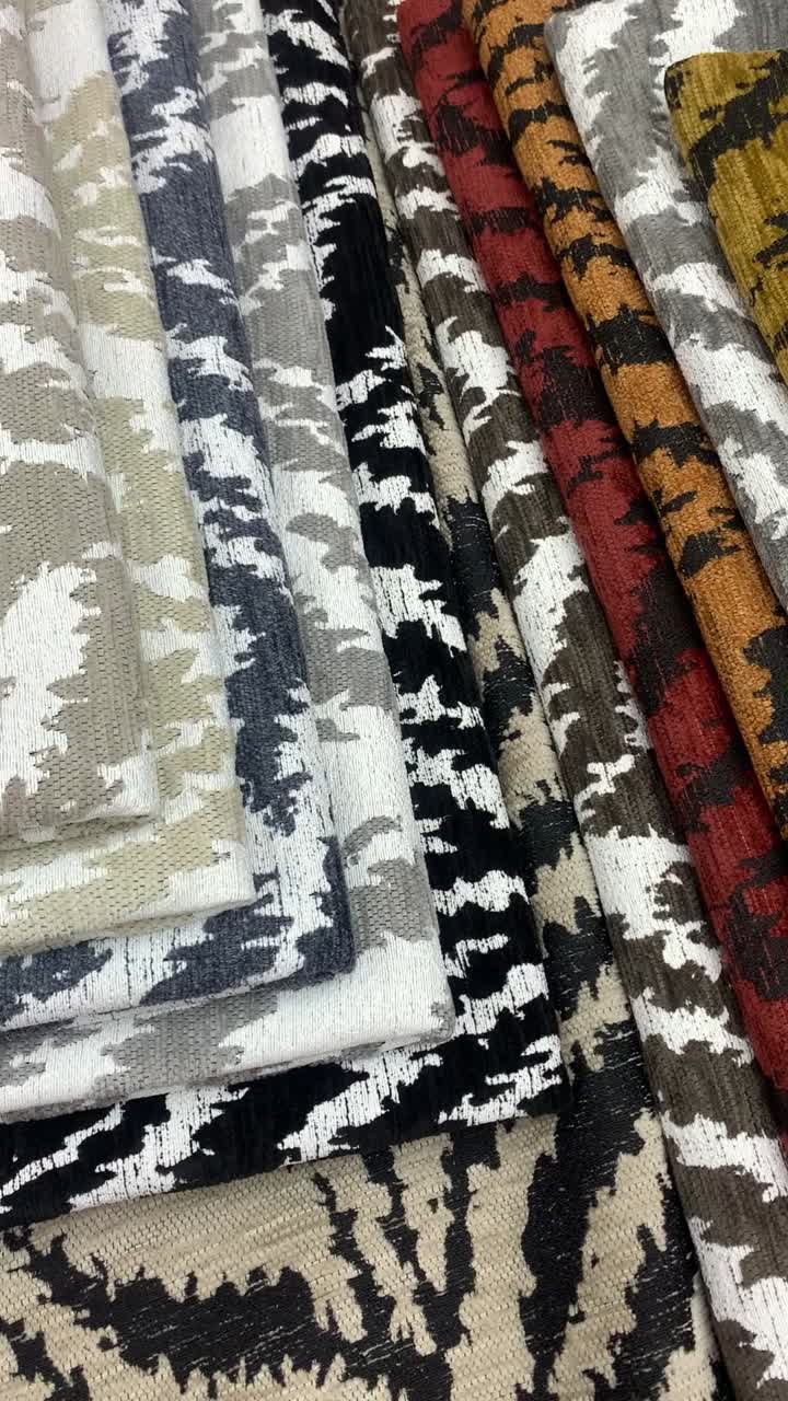 Tissu d'ameublement de canapé à motif irrégulier moderne