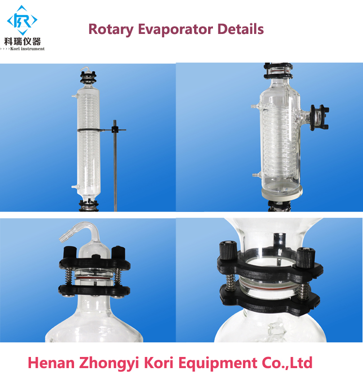 Évaporateur rotatif à vide numérique de l'équipement de distillation des prix de gros