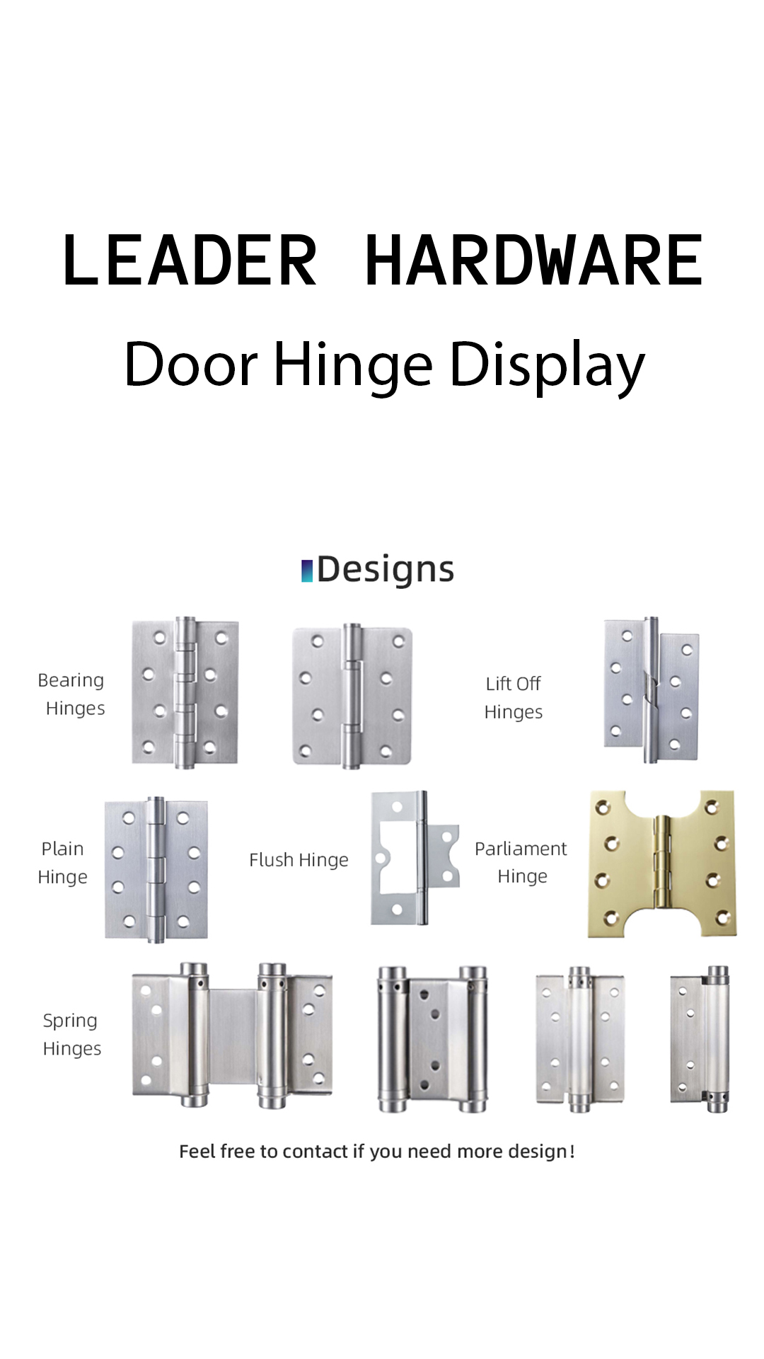 Proceso de prueba de bisagra de puerta de hardware líder