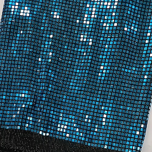 luxury beaded sequin stripe wedding fabric design sequins glitter glued sequins fabric sealants teal blue1