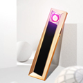 Customized Logo Electronic Rechargeable Flameless USB Lighter for Outdoor Use1