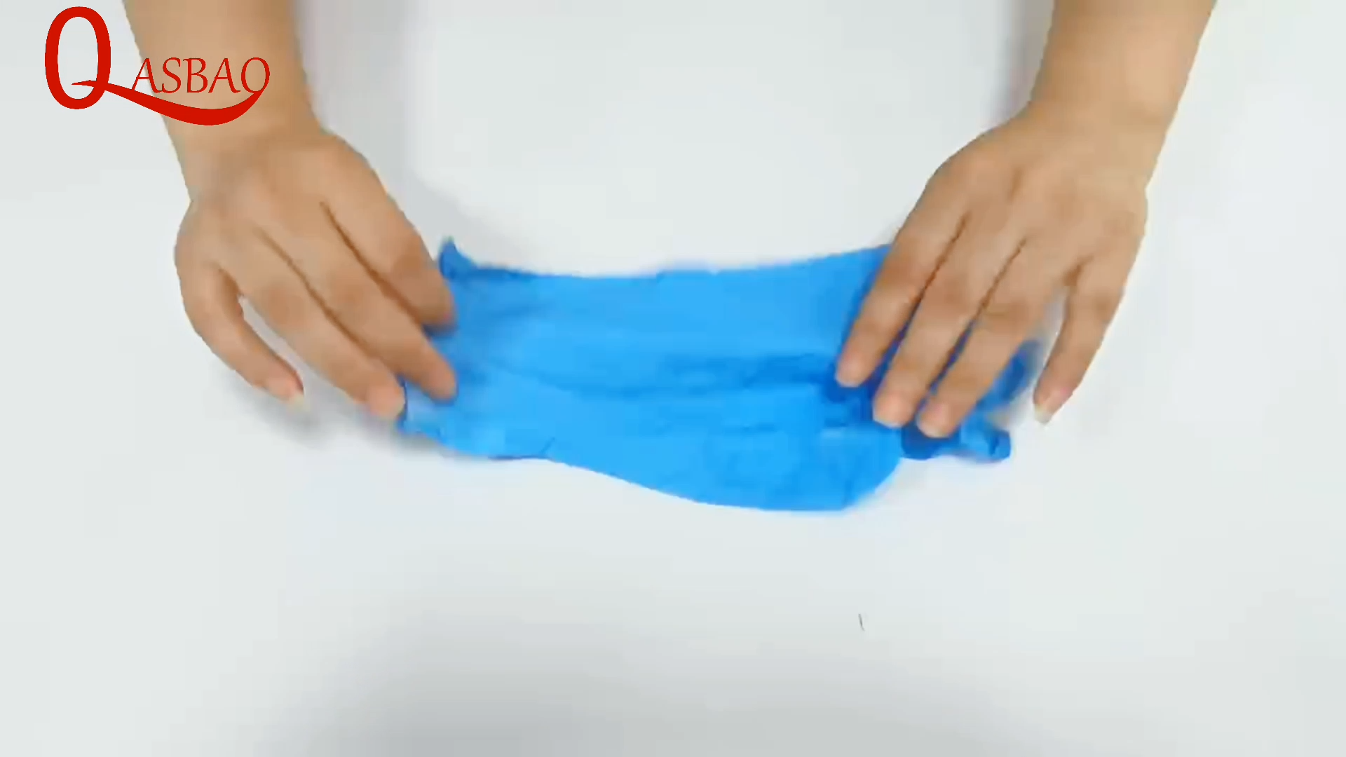 Vente directe d&#39;usine de grande qualité 100pcs Boîte imperméable Traitement des aliments Blue Nitrile Gants1