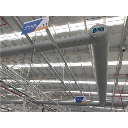 Air supply mode of cloth bag duct