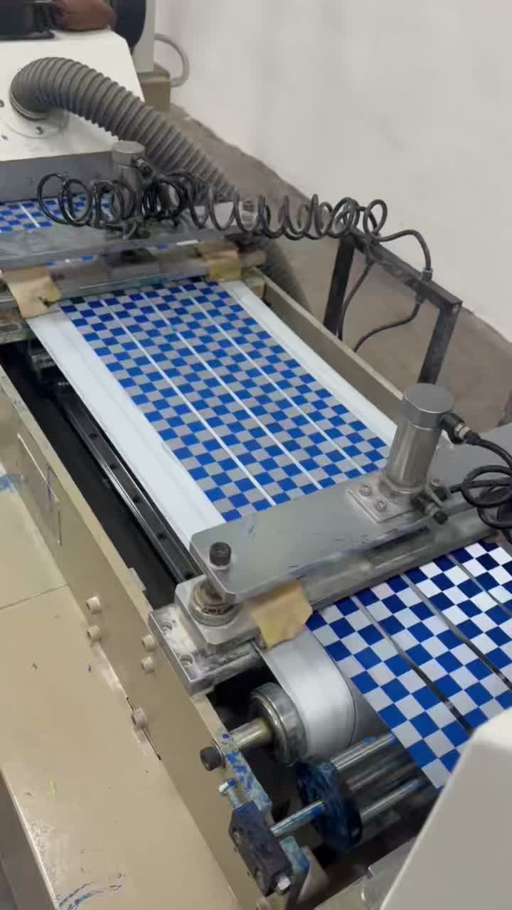 Tecido reflexivo de grade azul de alta visibilidade para roupas de segurança