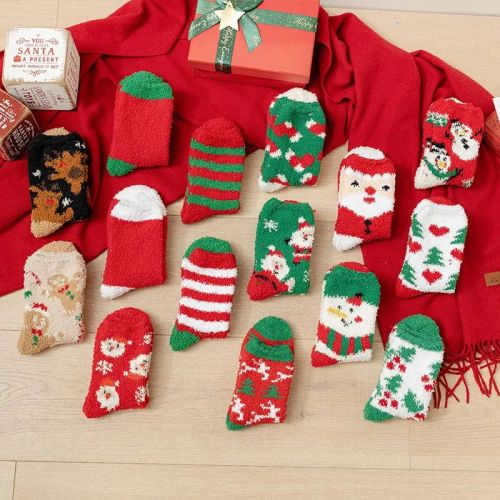 Christmas de chaussettes confortables épaisses