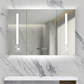 3 Doors LED Lighted Medicine Cabinet Vanity with Defogger1