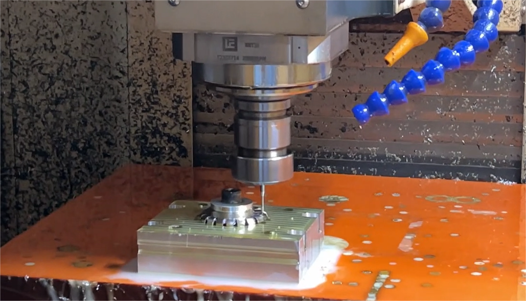 CNC pemesinan bahagian logam penggilap aloi titanium