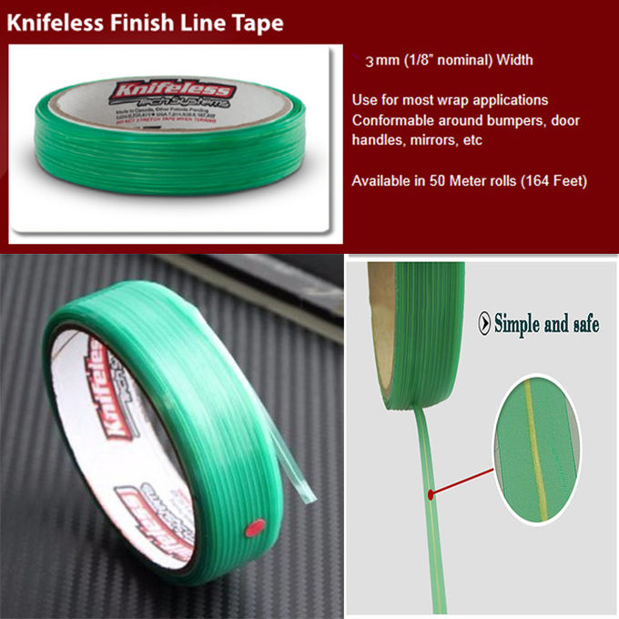 50m Vinyl Wrap Install Kit , Knifeless Tape For Vinyl Wrap PVC 1