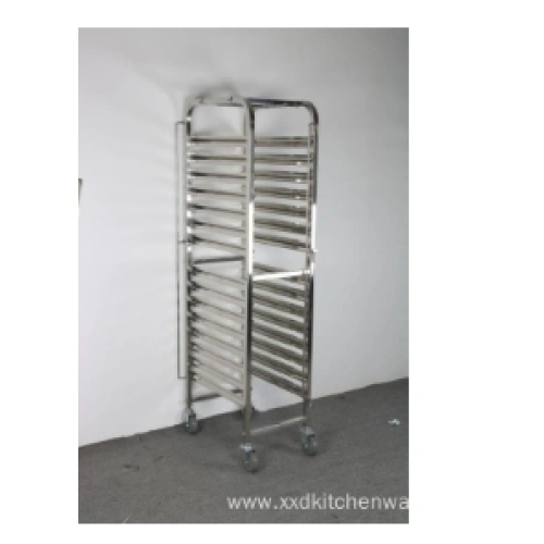 Stainless Steel Tray Trolley - Efficient and Versatile Serving Solution