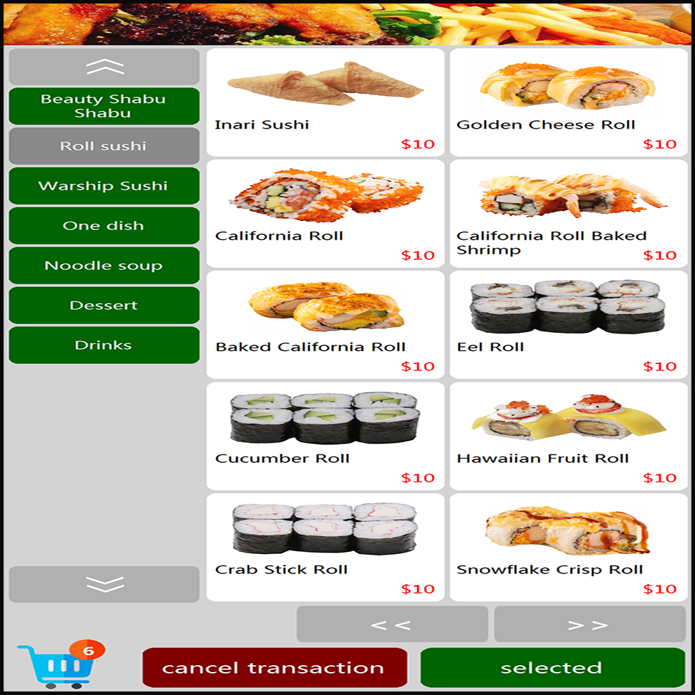 touch screen ordering system kiosk