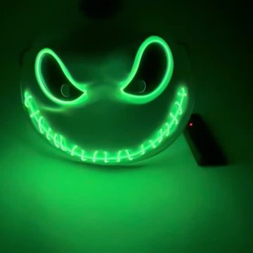 Jack Skellington LED Light Up Halloween Mask