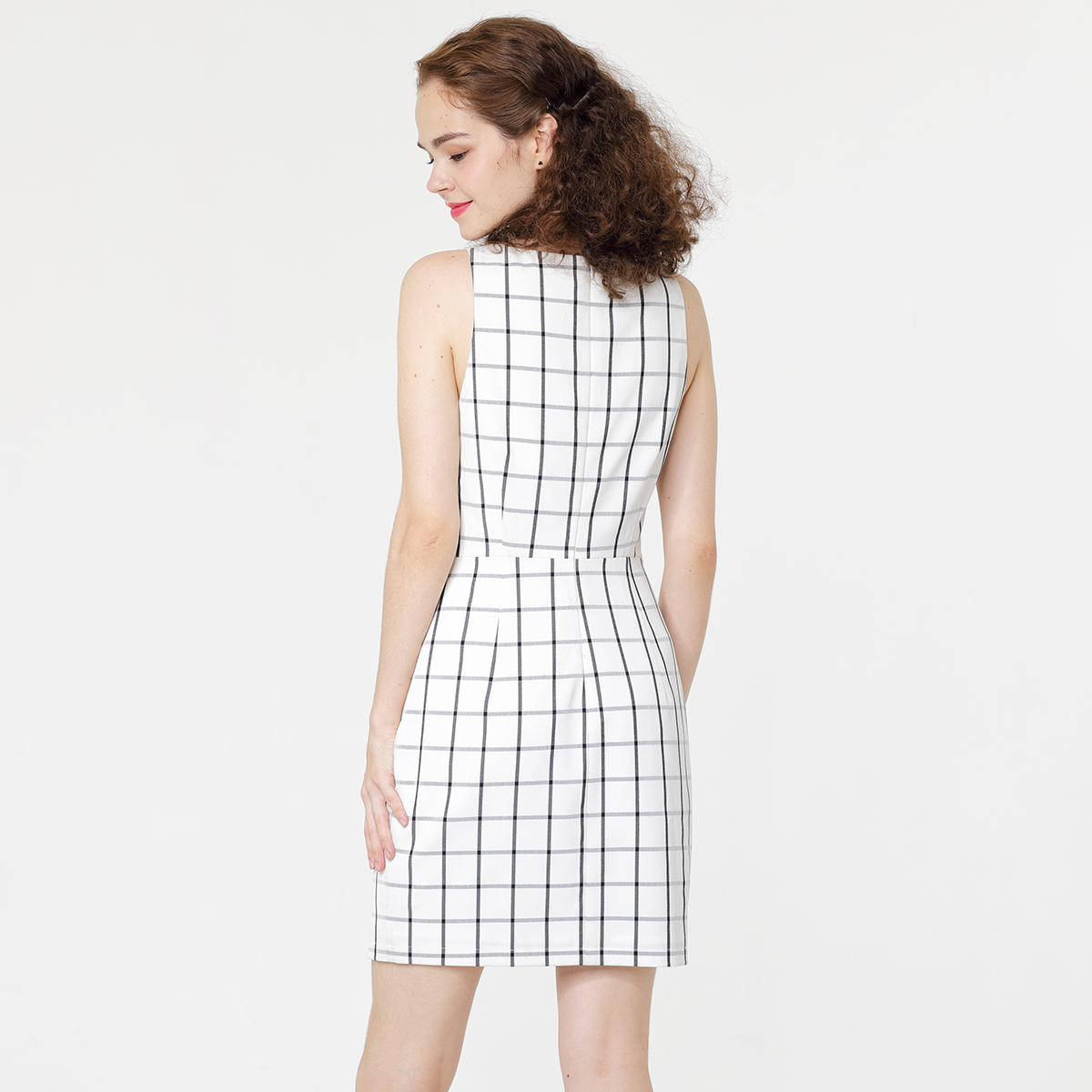 Women Sleeveless Slim Dress with invisiable zipper Women Sleeveless Slim Dress with invisiable zipper
