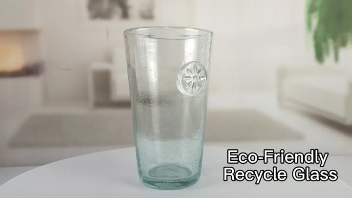 Custom Quality Recyclingglas DOF ​​mit Abzeichen