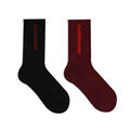 Custom Printed Sports Socks with Logos and Jacquard Design - Free Mockup & Packaging Included1