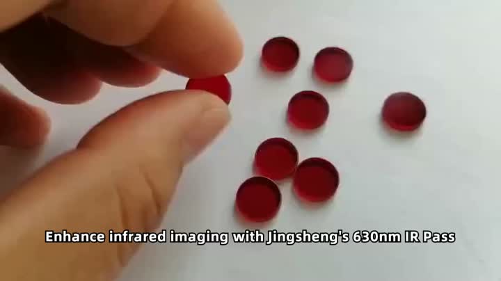 Logotipo polaco oscuro HB630 RG630 del laser del filtro de paso de Camera630nm Ir de la toma de imágenes térmica infrarroja