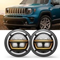7 Inch Round LED Headlight Tuff Plus - Factory Wholesale LED Headlights for Jeep Wrangler JK1