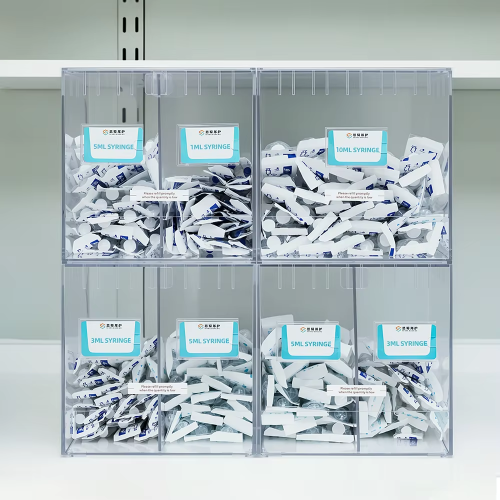 Sishubanghu lanza la solución dispensadora de jeringas FIFO para mejorar la organización de suministros médicos y la gestión hospitalaria 6S